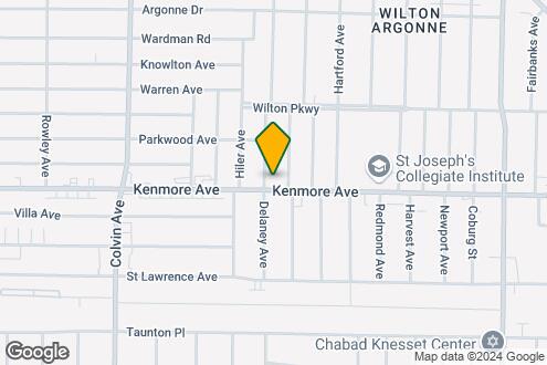 Map Image of the Property - 945 Kenmore Avenue