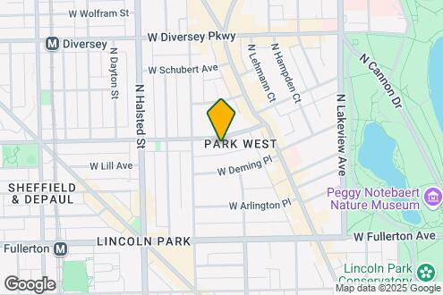 Map Image of the Property - 659 W Wrightwood Ave