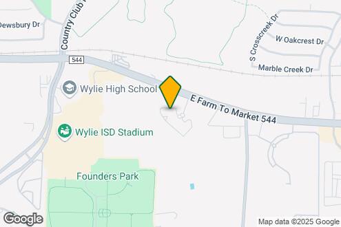 Imagen del Mapa de la Propiedad - Meridian at Wylie - 55+ Affordable Apartments