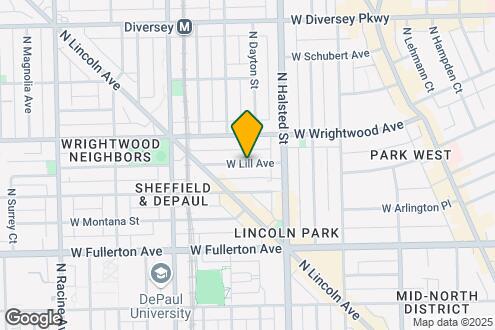 Map Image of the Property - 873 W Lill Ave