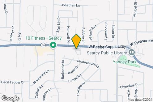 Map Image of the Property - 2103 W Beebe Capps Expy