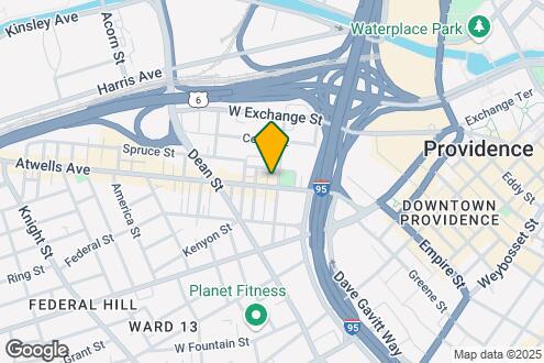 Map Image of the Property - 125 Atwells - Federal Hill