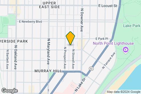 Map Image of the Property - 2611-2613 N Stowell Ave