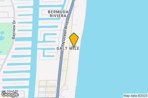 Map Image of the Property - 3750 Galt Ocean Dr