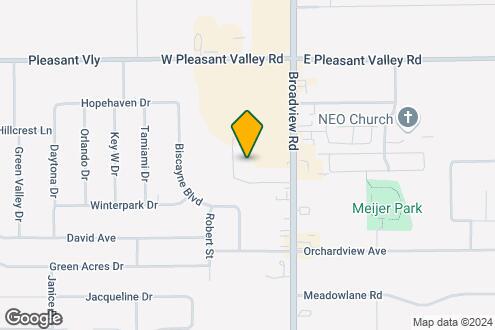 Map Image of the Property - Pleasant Valley Apartments