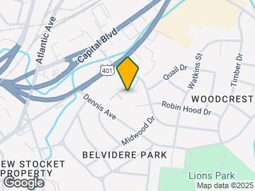 Wake county high school map picture