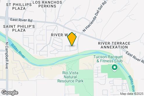 Map Image of the Property - 2550 E River Rd