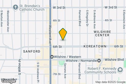 Map Image of the Property - 539 S Serrano Ave