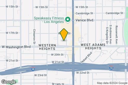 Map Image of the Property - 1841 S. Manhattan Pl