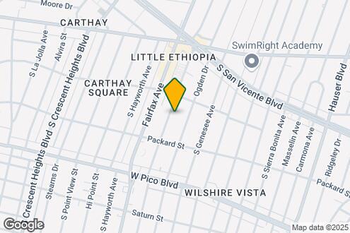 Map Image of the Property - 1214 South Orange Grove Ave