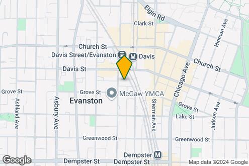 Map Image of the Property - 1570 Elmwood Ave