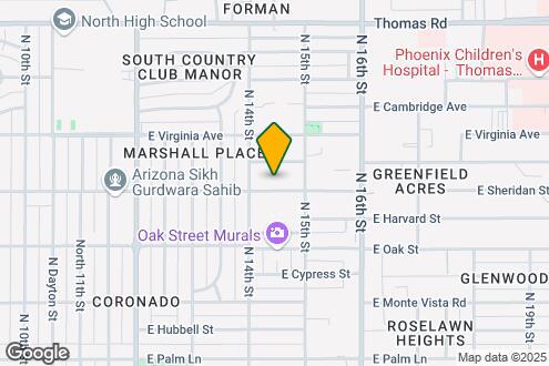 Imagen del Mapa de la Propiedad - 1426 E Sheridan St