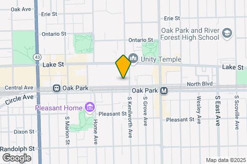 Map Image of the Property - 914 North Blvd. Oak Park, IL 60302