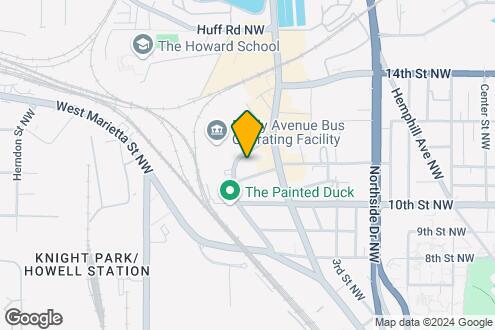 Map Image of the Property - 1055 Brady Ave NW