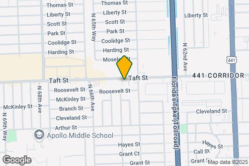 Map Image of the Property - Taft Plaza Apartments