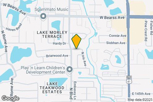 Map Image of the Property - 708 Lakewood Ave