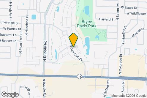Map image of the property - The Links at Fayetteville
