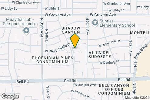 Map Image of the Property - Diamonte on Bell