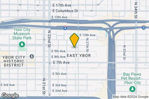 Map Image of the Property - 2418 E 9th Ave