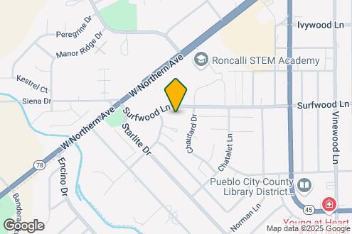 Map Image of the Property - Pueblo Regent Senior Apartments