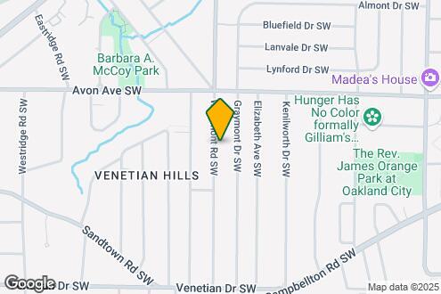 Map Image of the Property - 1284 Westmont Rd SW