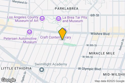 Map Image of the Property - 747 S Curson Ave