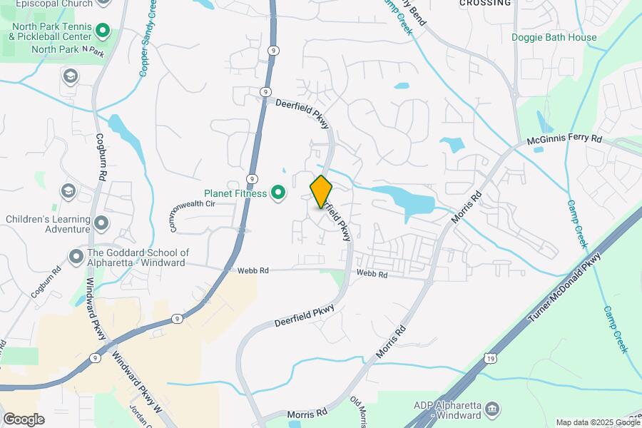 Alpharetta Zip Code Map